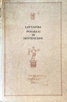 Juozas Vosylius „Lotyniški posakiai ir sentencijos“