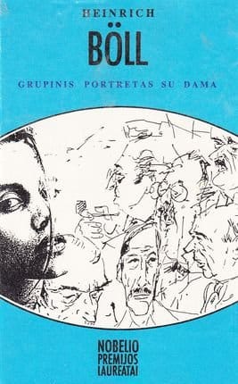 Heinrich Boll „Grupinis portretas su dama“ (Su nežymiais viršelio defektais)