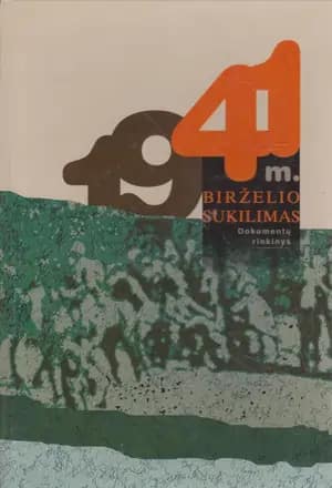 1941 m. birželio sukilimas: dokumentų rinkinys