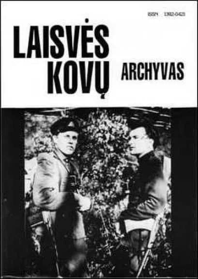 Laisvės kovų archyvas 15 tomas