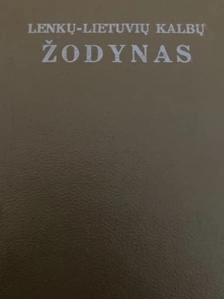 Lenkų-lietuvių kalbų žodynas