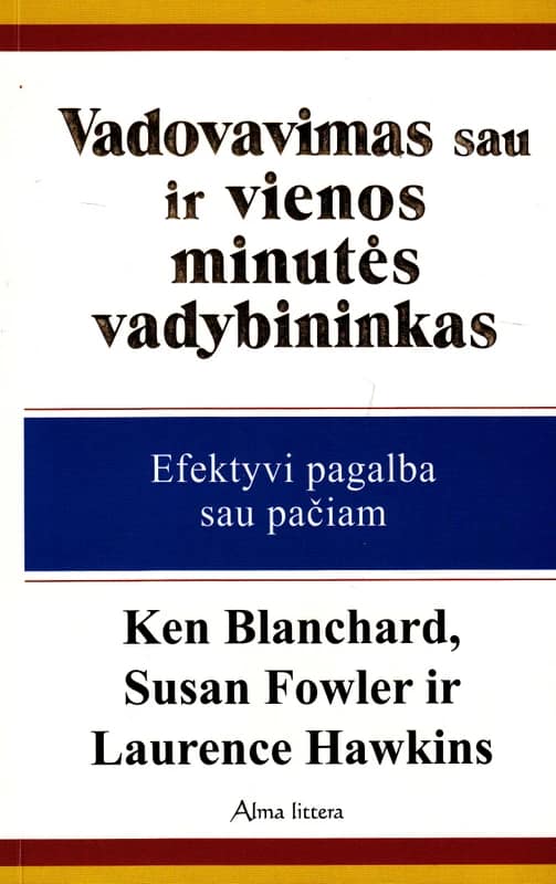 Vadovavimas sau ir vienos minutės vadybininkas (nurašyta bibliotekos knyga)