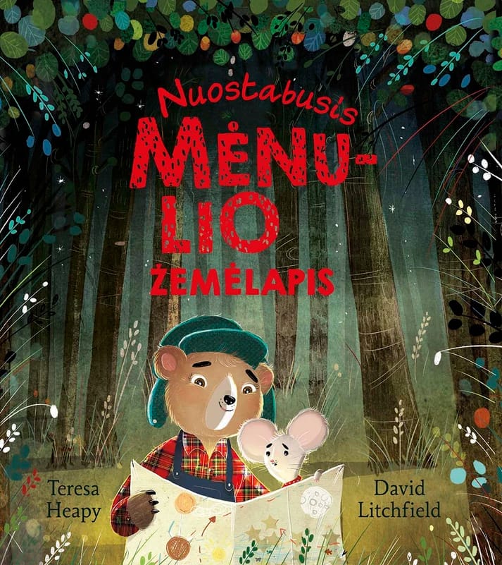 Nuostabusis mėnulio žemėlapis